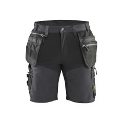 Blaklader 1598 Craftsman Shorts With Stretch - Mid Grey/Black
