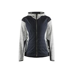 Blaklader 5931 Women's Hybrid Jacket - Grey Melange/Black