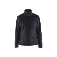Blaklader 5943 Women's Knitted Jacket With Softshell - Dark Grey/Black