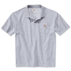 Carhartt K570 Work Pocket Polo Shirt S/S - Men's - Heather Grey