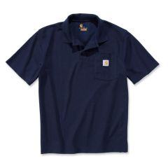 Carhartt K570 Work Pocket Polo Shirt S/S - Men's - Navy