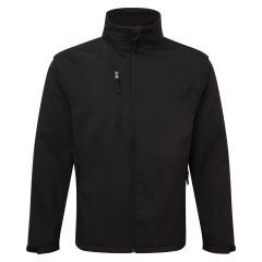 Fort Workwear Selkirk Softshell Jacket - Waterproof, Breathable - Black