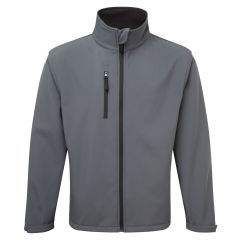 Fort Workwear Selkirk Softshell Jacket - Waterproof, Breathable - Grey