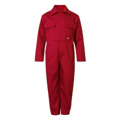 Fort Workwear Tearaway Junior Coverall - Hardwearing - Red