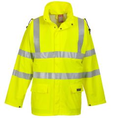 Portwest FR41 Sealtex Flame Retardant Hi-Vis Jacket - Waterproof (Orange / Yellow)