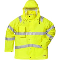 Fristads Flame Retardant High Vis Rain Jacket CL 3 4845 RSHF (Hi Vis Yellow)