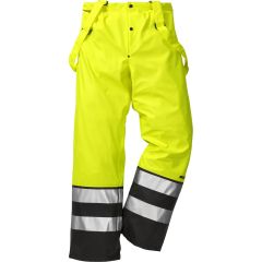 Fristads High Vis Rain Trousers CL 2 2625 RS - Waterproof (Hi Vis Yellow/Black)