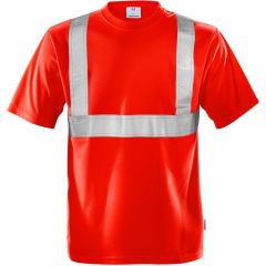 Fristads High Vis T-Shirt CL 2 7411 TP (Hi Vis Red)