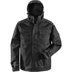 Fristads Winter Jacket 4001 PRS  - Quilted, Water Repellent (Black)