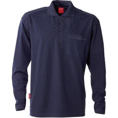 Fristads Long Sleeve Polo Shirt 7393 PM (Dark Navy)