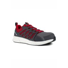 Reebok Fusion Flexwave Men's Safety Trainers S1P, ESD, SRC (Grey & Red)