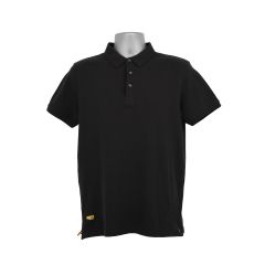 Grafft Workwear Cotton Stretch Polo Shirt - Black