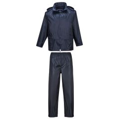Portwest L440 Essentials Rainsuit (2 Piece Suit) - (Navy)