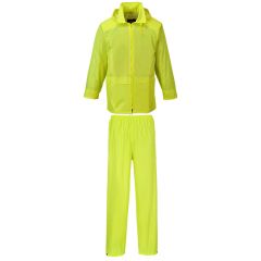 Portwest L440 Essentials Rainsuit (2 Piece Suit) - (Yellow)