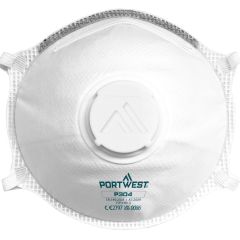 Portwest P304 - FFP3 Valved Dolomite Light Cup Respirator (Pk10)