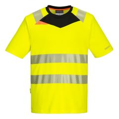 Portwest DX413 DX4 Hi-Vis T-Shirt S/S Rail Spec (Orange or Yellow)