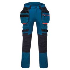 Portwest DX440 DX4 Detachable Holster Pocket Stretch Work Trousers (Metro Blue)