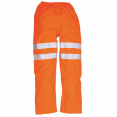 Portwest RT51 Sealtex Ultra Hi-Vis Rain Trousers Waterproof, Stretch (Orange)