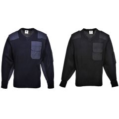 Portwest B310 Nato Sweater (Black/Navy)