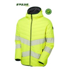 PULSAR LIFE GRS Men&#039;s Reversible Puffer Jacket LFE912-YEL (Hi-Vis Yellow)