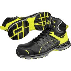 Puma Velocity 2.0 MID S3 ESD HRO SRC Safety Boots (Black/Yellow)