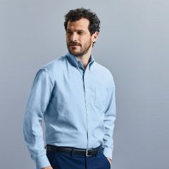 Russell 932M Long Sleeve Easy Care Oxford Shirt