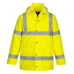 Portwest S460 Hi-Vis Winter Traffic Jacket - Waterproof, Warm (Yellow)