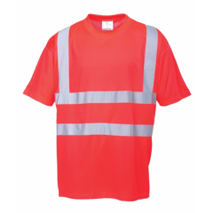 Portwest S478 Hi-Vis T-shirt - Breathable (Red)