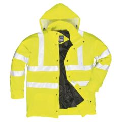 Portwest S490 Sealtex Ultra Hi-Vis Winter Jacket - Waterproof (Orange or Yellow)