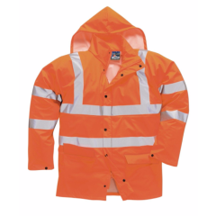 Portwest RT50 Sealtex Ultra Hi-Vis Rain Jacket - Waterproof (Orange)
