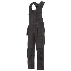 Snickers 0214 Canvas+ Craftsmen One-Piece Holster Pocket Trousers (Black / Black)