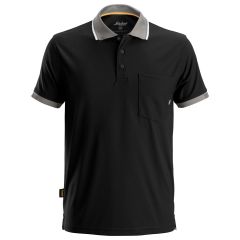 Snickers 2724 AllroundWork 37.5® Short Sleeve Polo Shirt (Black)