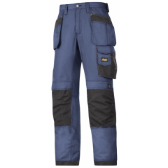 Snickers 3213 Ripstop Craftsmen Holster Pocket Trousers (Navy/Black)