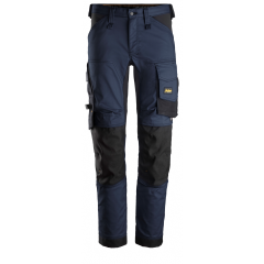 Snickers 6341 AllroundWork Stretch Work Trousers without Holster Pockets (Navy/Black)