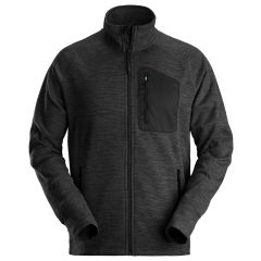 Snickers 8042 FlexiWork Fleece Jacket (Black/Black)