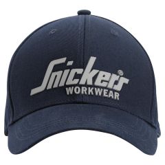 Snickers 9041 Logo Cap (Navy Blue)