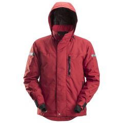 Snickers 1102 AllroundWork, Waterproof 37.5 Insulated Jacket (Chili Red/Black)