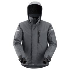 Snickers 1102 AllroundWork, Waterproof 37.5 Insulated Jacket (Steel Grey/Black)