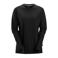 Snickers 2497 Women's Long-Sleeve T-Shirt (Black)