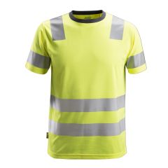 Snickers 2530 High-Vis T-Shirt Class 2 (Hi Vis Yellow)
