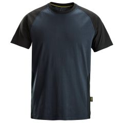 Snickers 2550 Two-Coloured T-Shirt (Navy / Black)