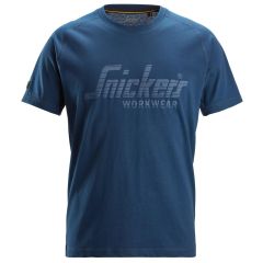 Snickers 2590 Logo T-Shirt (Deep Blue)