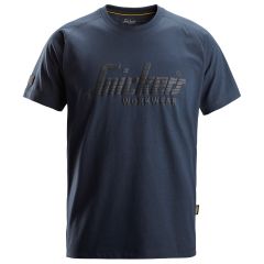 Snickers 2590 Logo T-Shirt (Navy Melange)