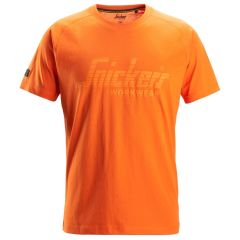Snickers 2590 Logo T-Shirt (Warm Orange)