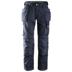 Snickers 3211 CoolTwill Craftsmen Holster Pocket Trousers (Navy)