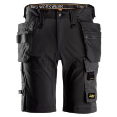 Snickers 6175 AllroundWork 4-way Stretch Short with Holster Pockets (Black)
