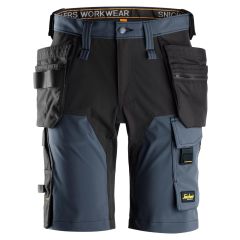 Snickers 6175 AllroundWork 4-way Stretch Short with Holster Pockets (Navy / Black)