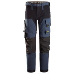 Snickers 6375 AllroundWork 4-way Stretch Trousers Without Holster Pockets (Navy / Black)