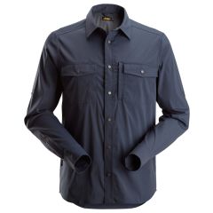Snickers 8521 LiteWork Wicking Long Sleeve Shirt (Navy)
