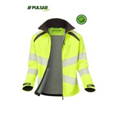 PULSAR LIFE GRS Men's Softshell Jacket LFE915-YEL (Hi Vis Yellow)